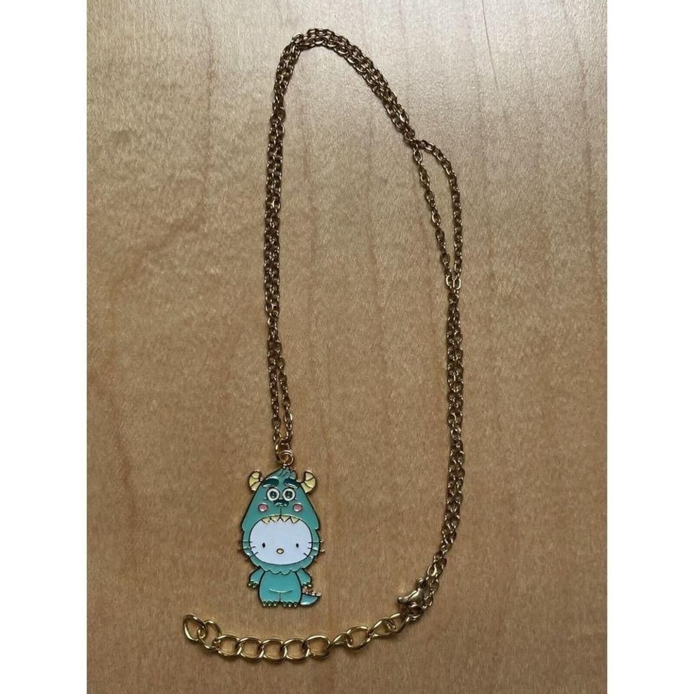 Handmade Hello Kitty Necklaces Matching Couple Sanrio Best Friends Cat Monster - Picture 4 of 5
